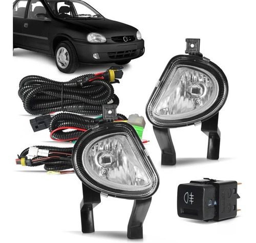 Kit Farol Caminero Corsa Classic 2007 2008 2009 2010