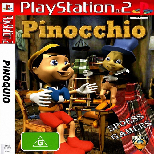 Parche Pinocchio Pinocchio PS2 para niños
