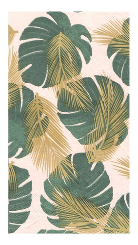 Imagen 5 de 5 de Servilletas Decoupage Set Tropical Dorado Laura Craft