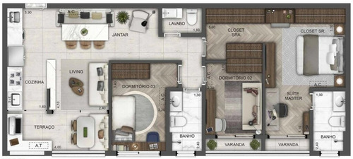 Imagem 23 de 23 de Apartamento À Venda No Bairro Perdizes - São Paulo/sp - O-18520-30859