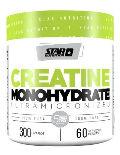 Creatina Monohidrato 300 Gr Star Nutrition Micronizada