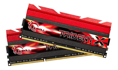 Imagem 1 de 4 de Memoria Gskill Trident X 16gb Ddr3 2400mhz Cl10 4x4gb