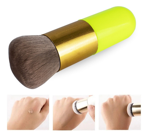 Pincel Pompom Espanador Maquiagem Base Blush Pó Unha Acrigel