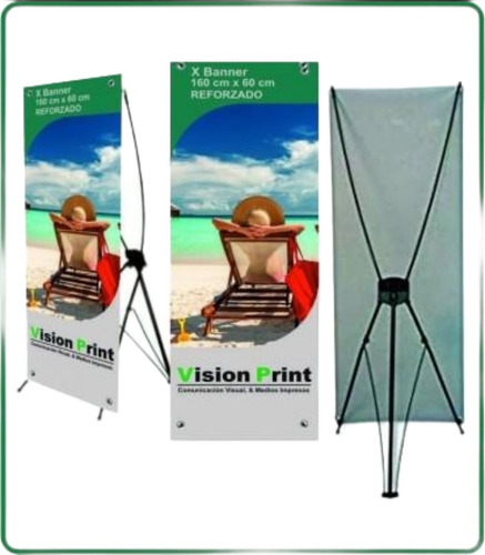 Tripie Publicidad Lona Porta Banner Araña 80x180cm Ajustable