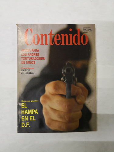 Revista Contenido Noviembre  1989#317 El Hampa En Df