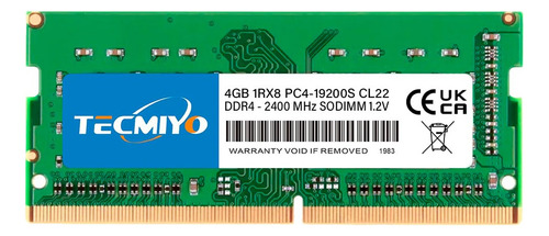 Memoria Ram 4gb Ddr4 2400mhz Tecmiyo Para Notebook Sodimm