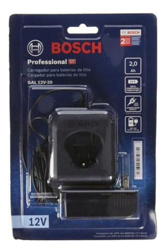 Cargador De Baterías 12v Bosch Gal 12v-20