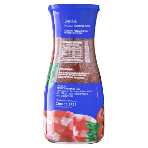 Imagem 3 de 3 de Passata de Tomate Rústica Sacciali sem glúten 520 g