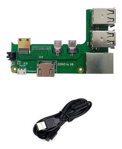 Adaptador De Interfaz Zero 2w A 3b Para Expansión Zero A Pi3