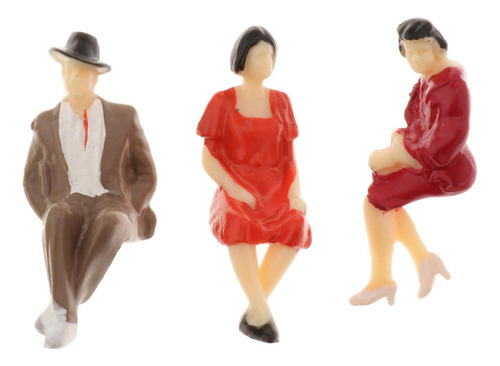 - 14 Piezas Figuras De Personas Pequeñas, 1:30 Maqueta Tren