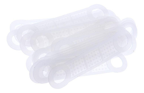 Cinta Para Colgar Transparente, 20 Piezas L, Blanca, 20 Piez