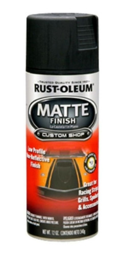 Aerosol Matte Finish Negro Automotive Rust Oleum X 340 Gr.