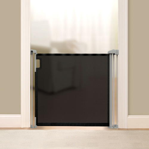 Puerta Seguridad Retráctil Para Bebe O Mascota Summer Color Negro