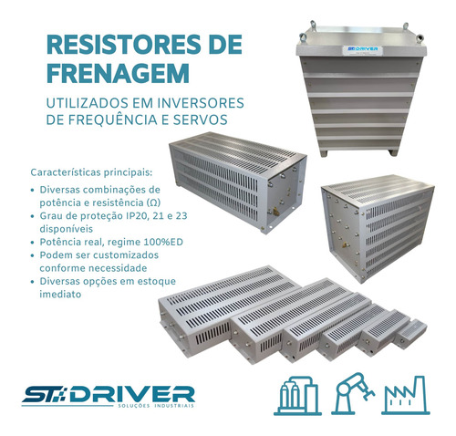 Resistor De Frenagem 500w 140r Ip20 100%ed