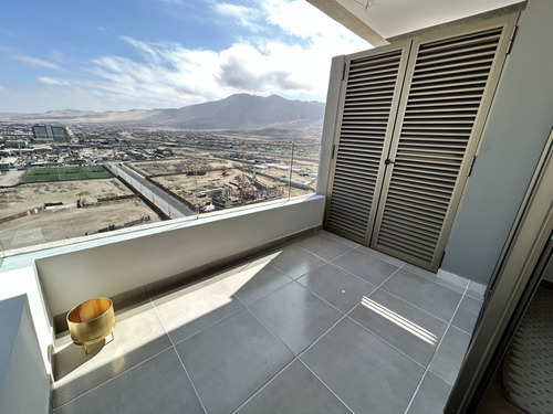 Departamento Full Amoblado 1d1b + Est., Excelente Sector Nor
