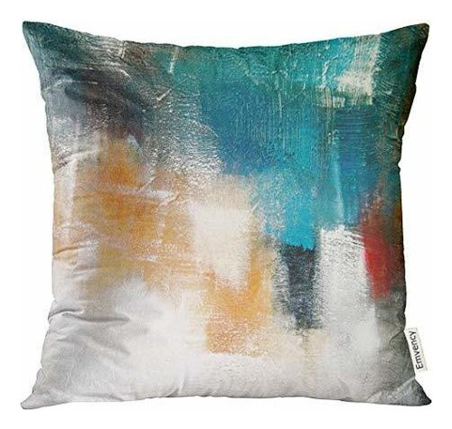 Emvency Throw Pillow Cover Colores De Lienzo Sombreado 