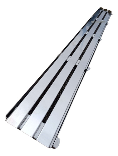 Ralo Linear 10x100 Inox 304 Netuno Com Tela Anti Escorpiões