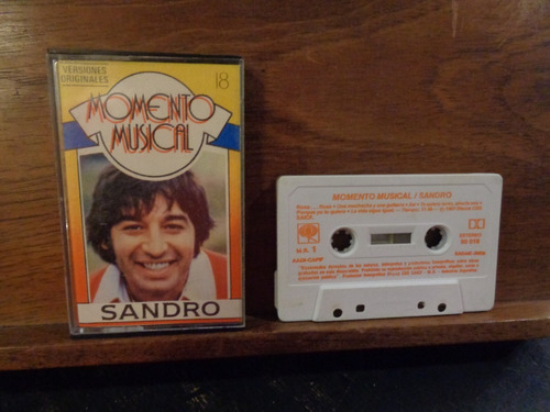 Sandro Momento Musical Versiones Originales Cassette Pop