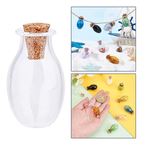 4 Conjunto De 6 Elegantes Botellas De Vidrio Con 4 Piezas