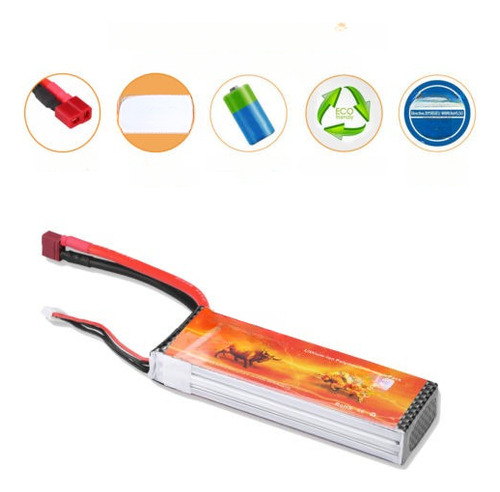 3s 11.1v 30c De 3000mah Batería Lipo Rc Decanos Para Coche R