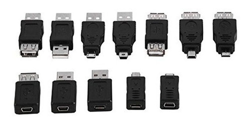 Zerone Usb Otg Micro Mini Usb 2.0 Macho A Hembra Adaptador