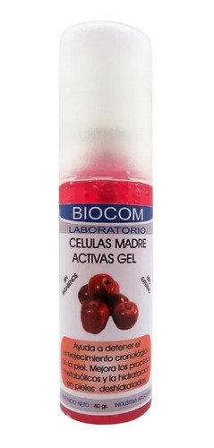 Celulas Madre Activa Gel (s/ Parabenos) X 40 Biocom