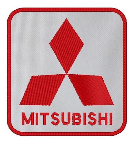 Parche Bordado Mitsubishi 8.5x9 Cm