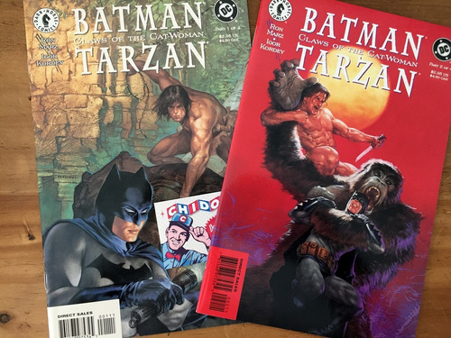 Comic Set - Batman Tarzan Claws Of Catwoman #1 Y #2 