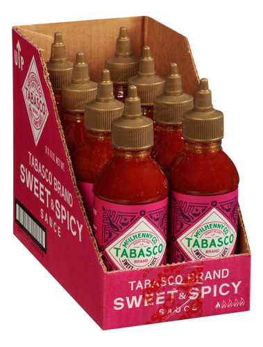 Tabasco® Brand Salsa Dulce Y Picante, 11 Onzas (paquete De 8