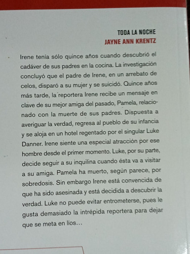 Imagen 2 de 3 de Toda La Noche * Jayne Ann Krentz * Zeta *