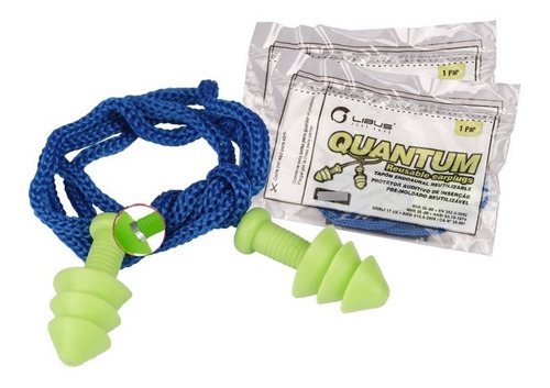 Imagen 3 de 4 de Protector Auditivo Tapon Endoaural Reutilizable Libus X10un