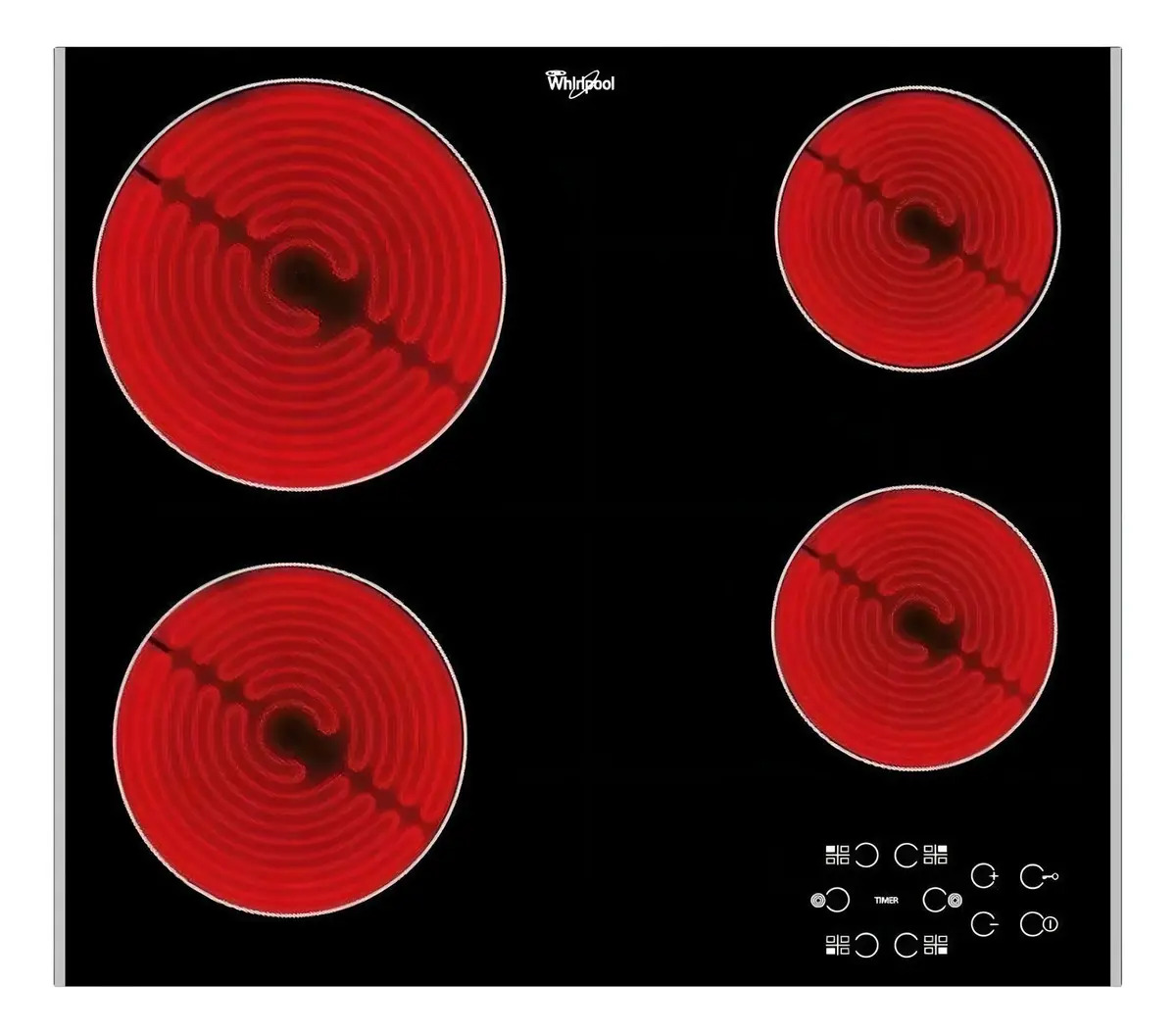 Anafe Eléctrico Whirlpool AKT8090L Vitrocerámico