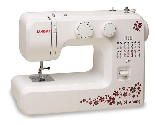 Imagen 2 de 2 de Máquina de coser recta Janome 311 portable blanca 220V - 240V