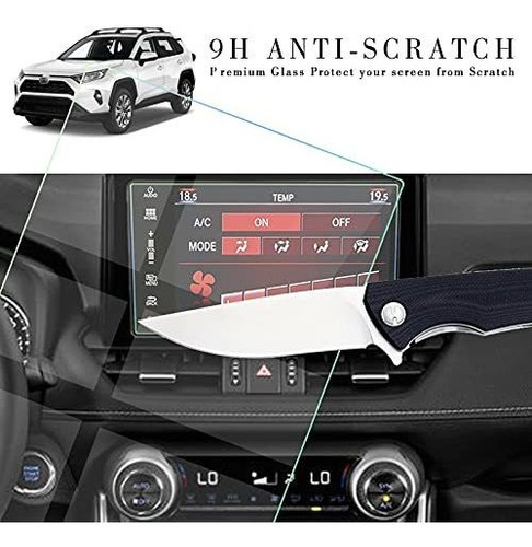 Dsdfgh Protector Pantalla Vidrio Templado Para Toyota 7 Rp