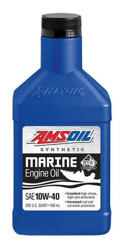 Aceite Amsoil Sintetico Marine Engine Oil 10w-40 946ml