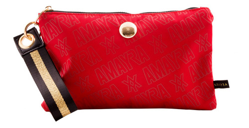 Imagen 7 de 10 de Cartera Clutch Amayra Mujer Dama Estampado Correa