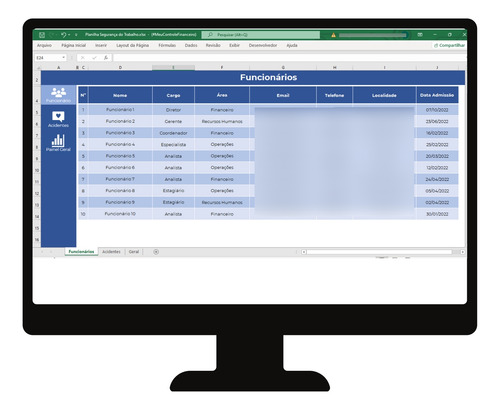 Planilha De Segurança Do Trabalho - Simplifique Sua Gestão