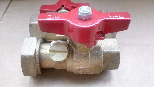 Imagen 2 de 8 de Llave De Paso 3/4 De Alta Presion Cimberio Valves Dn20