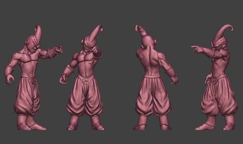 Dragon Ball Super Buu Figura Archivo Stl Para Impresión3d