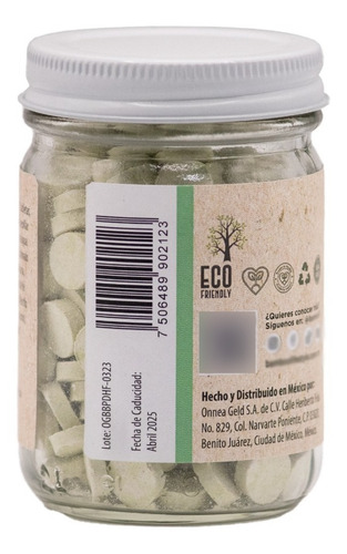 Imagen 7 de 7 de Frasco Pasta Dental Sólid Hierbabuena 75g Bam Boo! Lifestyle