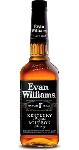Whiskey Evan Williams Black, 750 Ml.