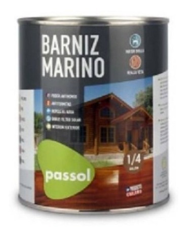 Pintura Barniz Marino Incoloro 1/4 - Passol