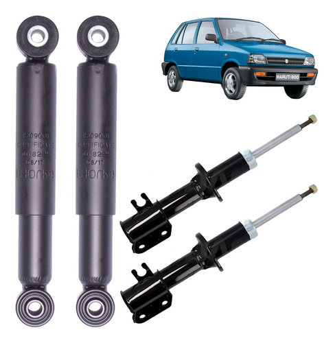 Amortiguador Para Maruti 800 F8b 1995 2009 Bencina  Kit 