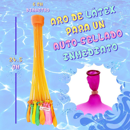 111 Pcs Globos Magicos Neon Agua Alberca Fiesta Ntn-05