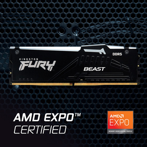 Kingston Fury Beast 64gb (2x32gb) 6000mt/s Ddr5 Cl36 Rgb