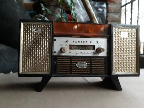 Antigua Mini Radio Forma De Tocadiscos Transistor Colección 