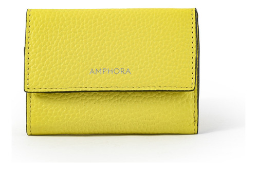 Billetera Doble Flap Geralda Amarillo