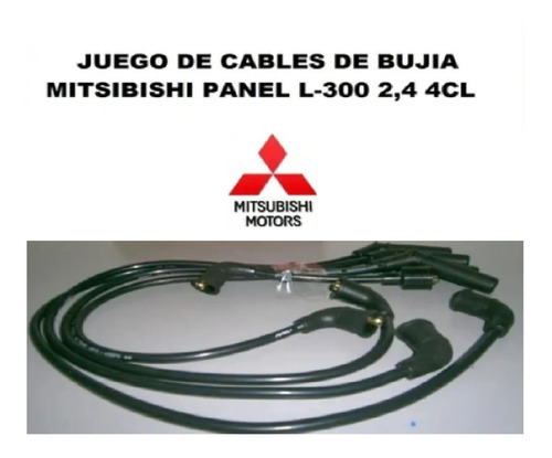 Juego De Cables De Bujia Mitsubishi Panel L-300 2,4 4cl  