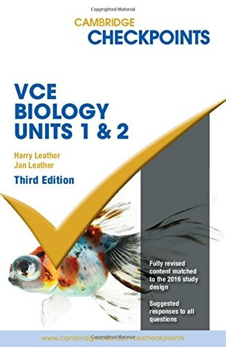 Cambridge Checkpoints Vce Biology Units 1 And 2 Third Editio