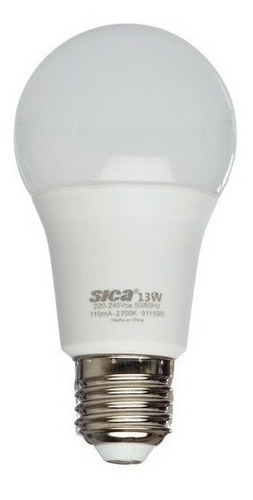 Lamparita Led Sica Clasic 7w Luz Blanco Frio Pack X 10u